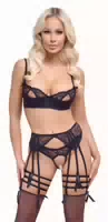 Straps Set Inklusive Strumpfbänder