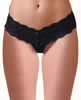 String Mit Eingenähter Perlenkette Im Schritt