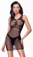 Netz Minikleid Inklusive Riostring
