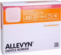 Allevyn Gentle 10 X 10 cm Schaumverband 10 Stück