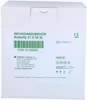 Butterfly Infusionszubehör 21 g Grün Cpc 50 Stück