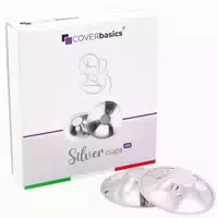 Coverbasics Silberhütchen für Wunde Brustwarzen