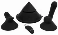 Sexmaschine „cone“ Mit 2 Silikon Aufsätzen Und Fernbedienung