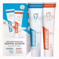Aronal Und Elmex Doppel Schutz Zahncreme Für Zahnfleisch Und Zähne