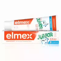 Elmex Junior Kariesschutz Kinder Zahnpasta 6 12 Jahre Doppelpack 2x75 Ml Zahnpasta