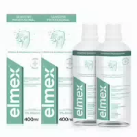 Elmex Sensitive Professional Zahnspülung Doppelpack 2x400 Ml Spüllösung