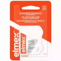 Elmex 50 m Zahnseide Gewachst mit Aminfluorid