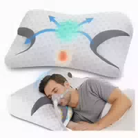 Cpap Kissen Memory Foam für Seitenschläfer Schlafapnoe Hydom 1 st