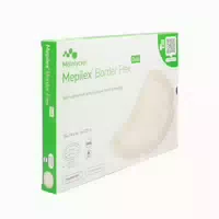 Mepilex Border Flex Schaumverb Haft 15x19 cm Oval 5 st