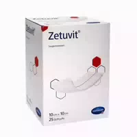 Zetuvit E Saugkompressen Steril 10x10 Cm 25 St