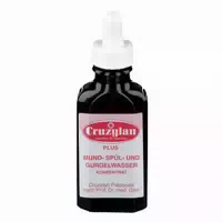 Cruzylan Plus Mund Spül und Gurgelwasserkonzentrat mit Pipette