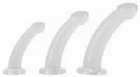 3 Teiliges Dildo Set „anal Training“, Verschiedene Größen Und Gewichte, Starker Saugfuß