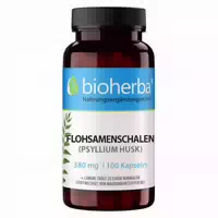 Cupplement Flohsamenschalen Psyllium Husk Kapseln 500 mg Bio