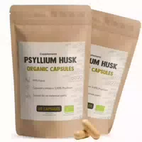 Cupplement Flohsamenschalen Psyllium Husk Kapseln 500 Mg Bio Kombipack