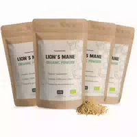 Cupplement Lions Mane Pulver Hericium Erinaceus Bio Multipack