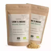 Cupplement Lions Mane Pulver Hericium Erinaceus Bio Kombipack