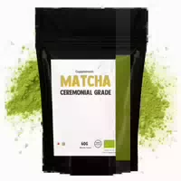 Cupplement Matcha Pulver Zeremonialqualität 100% Reiner Matcha 60 G