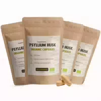 Cupplement Flohsamenschalen Psyllium Husk Kapseln 500 Mg Bio Multipack