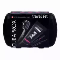 Curaprox Black Is White Travel Set Zahnb