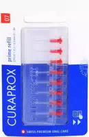 Curaprox Prime Refill 07 Interdental Brushes 8 st Zahnbürste