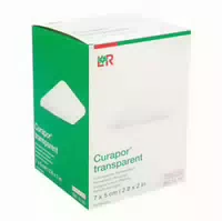 Curapor Wundverband Steril Transparent 5x7 cm