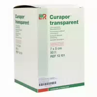 Curapor Wundverband Steril Transparent 5x7 Cm