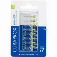 Curaprox Cps 011 Scovolino Prime Nachfüllung Limettengrün 8 Stück Curaprox