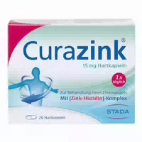 Curazink Hartkapseln Hochdosiert Mit 15 Mg Zink Im Einzigartigen Zink Histidin Komplex