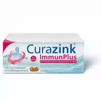 Curazink Immunplus – Veganes Nahrungsergänzungsmittel zur Unterstützung des Immunsystems, Zinkcitrat