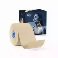 Hansaplast Kinesiologie Tape Blau | Unterstützt die Muskel und Gelenkfunktion | Aktive Erholung | Fördert die Durchblutung | 5 cm X 5 m