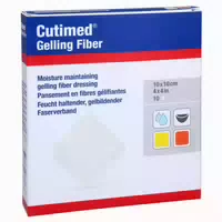 Cutimed Gelling Fiber Kom 10x10 cm Hydrofaserverband