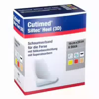 Cutimed Siltec Heel Kompr 16x24 cm 5 st Kompressen