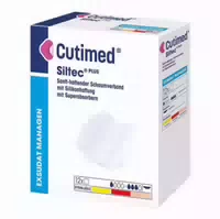 Cutimed Siltec Plus Schaumverband 15x15 cm Haftend