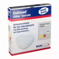 Cutimed Siltec Sacrum 17,5 cm X 17,5 cm