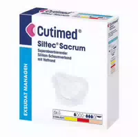 Cutimed Siltec Sacrum 17,5x17,5 Cm Kompressen