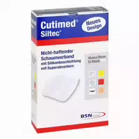 Cutimed Siltec Schaumverband 10x20 Cm Sanft Haftend