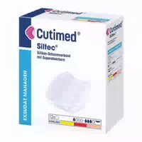 Cutimed Siltec Schaumverband 10x10 cm Nicht Haftend