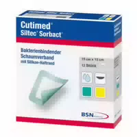 Cutimed Siltec Sorbact 15 cm X 15 cm