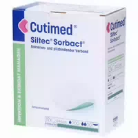 Cutimed Siltec Sorbact Pu Verband 4,5cm ohne Haftrand