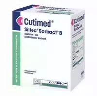 Cutimed Siltec Sorbact Pu Verband 10x22,5 cm