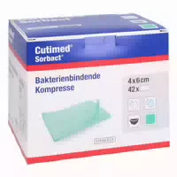Cutimed Sorbact Kompressen 4 X 6 Cm 6 Stk