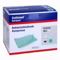Cutimed Sorbact Kompressen 4x6 Cm