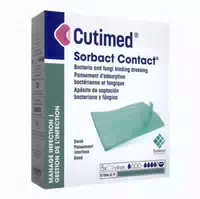 Cutimed Sorbact Contact Kompressen 7x9 cm Steril