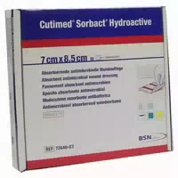 Cutimed Sorbact Hydroactive Kompressen 7x8,5 Cm 10 St Kompressen