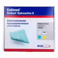 Cutimed Sorbact Hydroactive B Gel V 14x14 cm Haft