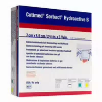 Cutimed Sorbact Hydroactive B Gel V 7x8,5 Cm Haft