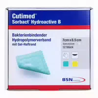 Cutimed Sorbact Hydroactive B Gel V 7x8,5 cm Haft