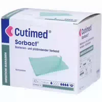 Cutimed Sorbact Kompresse 7 X 9 cm