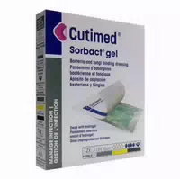 Cutimed Sorbact Gel Kompressen 7,5x15 Cm 12 St