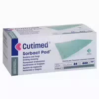 Cutimed Sorbact Pad Kompressen 10x20 cm 20 st